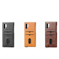 Miniatyrbillede 9 af 11: Elegant Skal med Kortfack - Samsung Galaxy Note10 Plus Brun