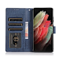 Pikkukuva 9 / 11: Samsung Galaxy S21 Ultra - Elegant Praktiskt Plånboksfodral Mörkblå
