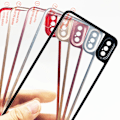 Pikkukuva 3 / 11: 2-PACK HuTech Skydd för Baksidan (Aluminium) till iPhone XR Svart