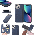 Miniatyrbild 1 av 11: iPhone 13 - Praktiskt Stilrent Skal med Kortfack HANMAN Mörkblå