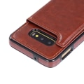 Miniatyrbillede 5 af 11: Samsung Galaxy S10e - NKOBEE Läderskal med Plånbok/Kortfack Rosaröd