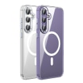 Miniatyrbilde 3 av 11: Magnetiskt trådlöst laddningsskal i PC-material för Galaxy S21 FE Transparent