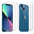 Miniatyrbilde 2 av 11: iPhone 13 Fram- & Baksida Skärmskydd 0,3mm Transparent