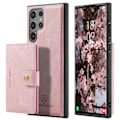 Miniatyrbillede 1 af 11: Samsung Galaxy S25 Ultra - Lyxigt plånboksfodral med stil Rosa