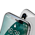 Pikkukuva 8 / 11: iPhone X/XS 2-PACK Skärmskydd 2.5D Ram 9H 0,3mm Svart Svart