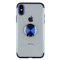 Miniatyrbild 1 av 11: iPhone XS Max - Skyddande Skal med Ringhållare Blå