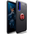 Miniatyrbild 5 av 11: Huawei Nova 5T - Praktiskt Skal med Ringhållare Svart