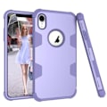 Miniatyrbillede 1 af 11: Skyddande Hybridskal från LEMAN till iPhone XR Lila Lila