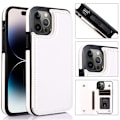 Miniatyrbilde 7 av 11: iPhone 14 Pro - Nkobee Skal Kortfack Plånbok Mörkblå