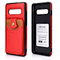 Miniatyrbillede 5 af 11: Genomtänkt Skal med Korthållare - Samsung Galaxy S10 Plus Grå