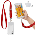 Miniatyrbillede 3 af 8: Smart Mobilholder/Halskæde Grå