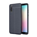 Pikkukuva 4 / 11: Skyddande Silikonskal (Litchi) till Huawei P20 Pro Röd