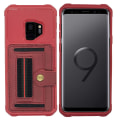 Miniatyrbilde 4 av 11: Elegant Skal med Kortfack - Samsung Galaxy S9 Blå