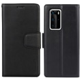 Miniatyrbilde 6 av 11: Huawei P40 Pro - Exklusivt Smidigt Plånboksfodral (HANMAN) Rosaröd Rosaröd