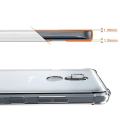 Miniatyrbilde 6 av 6: Skyddsskal (Tjocka Hörn) - Samsung Galaxy J4 2018 Transparent/Genomskinlig