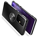 Pikkukuva 9 / 11: Samsung Galaxy A51 - Praktiskt Skyddsskal med Ringh�llare Svart