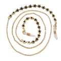 Pikkukuva 6 / 11: Eleganta Glasögon-Kedjor (Senilsnöre) Guld Kristall