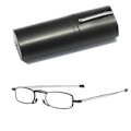 Miniatyrbillede 1 af 11: Hopfällbara Läsglasögon Unisex Black +3