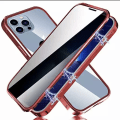 Miniatyrbild 7 av 11: iPhone 14 Pro - Magnetiskt Dubbelsidigt Skal Silver