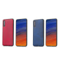 Pikkukuva 9 / 11: Kraftfullt PU-Läder Skal - Samsung Galaxy A50 Blå