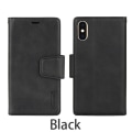Pikkukuva 8 / 11: Elegantti lompakkokotelo kaksoistoiminnolla - iPhone X/XS Blå