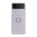 Miniatyrbild 3 av 5: Samsung Galaxy Z Flip 3 - Praktiskt Tunt Skal med Ringhållare Genomskinlig