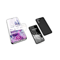 Miniatyrbillede 1 af 11: Samsung Galaxy S22 Mattbehandlat Tunt Skal & Hydrogel Skärmskydd Svart