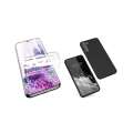 Pikkukuva 1 / 11: Samsung Galaxy S22 Mattbehandlat Tunt Skal & Hydrogel Skärmskydd Svart
