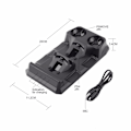 Miniatyrbillede 4 af 10: Laddningsstation för PS Move/PS4 Kontroller