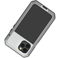 Miniatyrbild 9 av 11: Kraftfullt Skyddsskal i Aluminium (Heavy Duty) - iPhone 11 Pro Vit