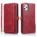 Pikkukuva 2 / 11: iPhone 11 Pro Max - Robust Dubbelfunktions Plånboksfodral Brun