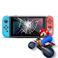 Pikkukuva 6 / 11: 2-PACK Nintendo Switch Skärmskydd Standard 0,3mm Transparent
