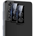 Miniatyrbilde 2 av 10: 3-PACK S21 Plus Högkvalitativt 2.5D HD-Clear Kameralinsskydd Svart