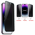 Pikkukuva 5 / 11: 2-Pack Ceramic Skärmskydd 2.5D Svart Spy för iPhone 15 pro Svart