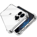 Pikkukuva 1 / 6: iPhone 14 Pro Max - Kraftfullt Skyddande Silikonskal Genomskinlig