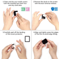 Miniatyrbillede 9 af 11: 3D Full Cover Skärmskydd för Apple iWatch Serie 4/5 Svart 44mm