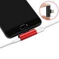 Pikkukuva 8 / 11: Praktiskt Type-C Audio Adapter AUX 3.5 + Type-C Port Röd