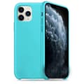 iPhone 11 Pro Max - Kraftfullt Floveme Silikonskal Himmelsblå