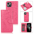 Miniatyrbillede 1 af 11: Praktiskt Plånboksfodral från Leman - iPhone 14 Rosa