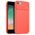 Pikkukuva 6 / 11: iPhone 6/6S - Stötdämpande Skal med Kamera Skydd Röd