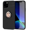 iPhone 12 Pro Skal med Ringhållare Svart/Roséguld