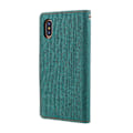 Miniatyrbillede 5 af 11: Canvas-Fodral iPhone X/XS Fodral (Vintage-modell) Svart