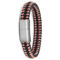 Miniatyrbilde 4 av 7: Exklusivt Slittåligt Flerfärgat Flätat Armband Blå