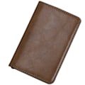 Miniatyrbillede 6 af 11: Eksklusiv Design-kortholder (RFID & NFC Beskyttelse samt GSA) Brun