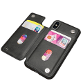 Miniatyrbilde 8 av 8: iPhone X/XS - Skal med Kortfack (HANMAN) Mörkblå