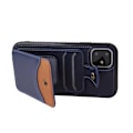 Miniatyrbild 8 av 11: iPhone 12 Mini - Genomtänkt Stilsäkert Skal med Korthållare Grå