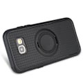 Miniatyrbillede 2 af 11: Galaxy S7 Edge - Smart Robust Silikonskal med Ringhållare Rosaröd