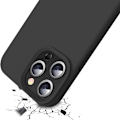 Miniatyrbild 1 av 11: iPhone 14 Pro Max - Kraftfullt Tunt Skyddsskal (LEMAN) Svart