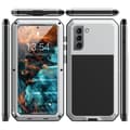 Samsung Galaxy S21 Plus - Kraftfullt Skyddsskal i Aluminium Silver