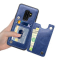Miniatyrbilde 2 av 11: Samsung Galaxy S9+ - NKOBEE Läderskal med Plånbok/Kortfack Svart